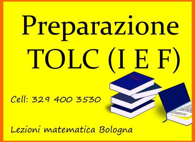 Preparazione Tolc lezioni matematica Bologna